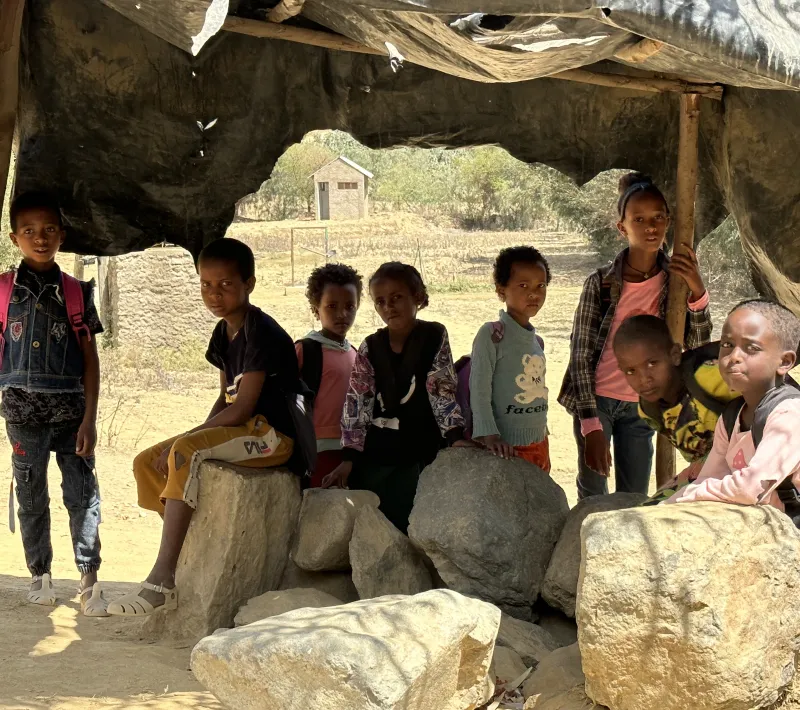 Volver a la escuela en Tigray. Foto: Manos Unidas/Marta Carreño