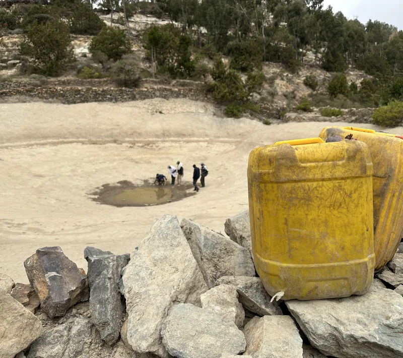 La escasez de agua es uno de los principales problemas en el Tigray. Foto:Manos Unidas/Marta Carreño