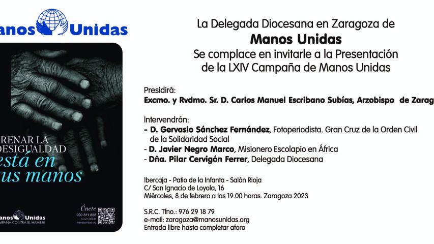 manos unidas 2023 anverso