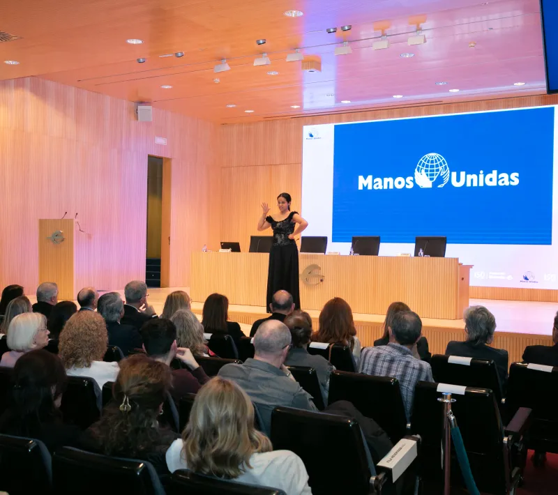 Momento acto presentación de Campaña en Zaragoza