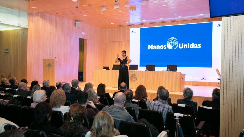 Momento acto presentación de Campaña en Zaragoza