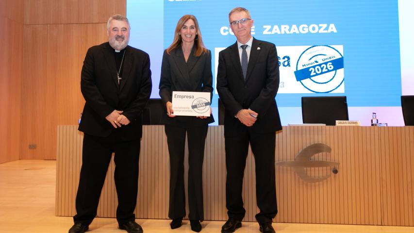 Entrega del Sello Solidario 2026 a COPE Aragón