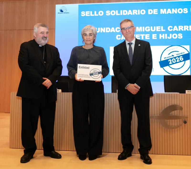 Entrega del Sello Solidario 2026 a la Fundación Miguel Carreras Calvete e Hijos