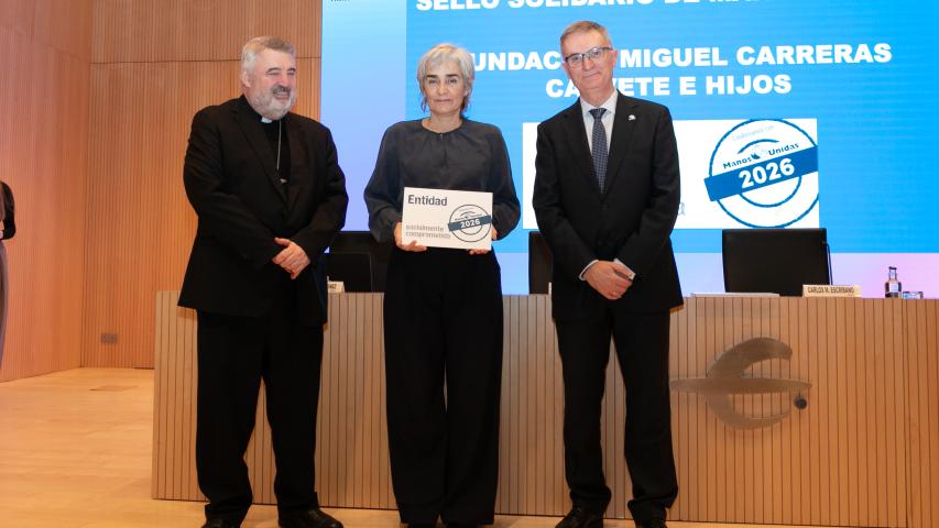Entrega del Sello Solidario 2026 a la Fundación Miguel Carreras Calvete e Hijos