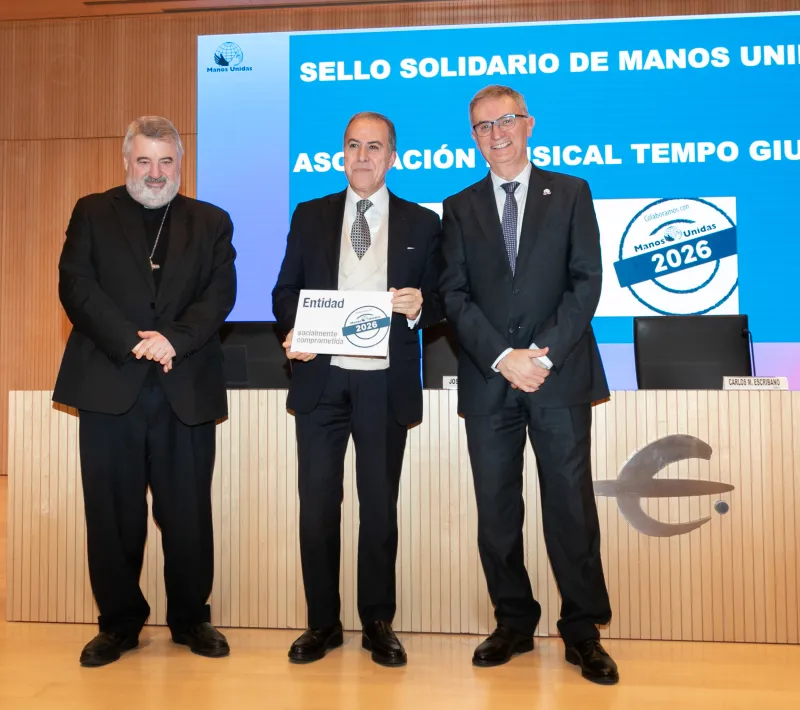 Entrega del Sello Solidario 2026 a la Asociación Musical "Tempo Giusto"