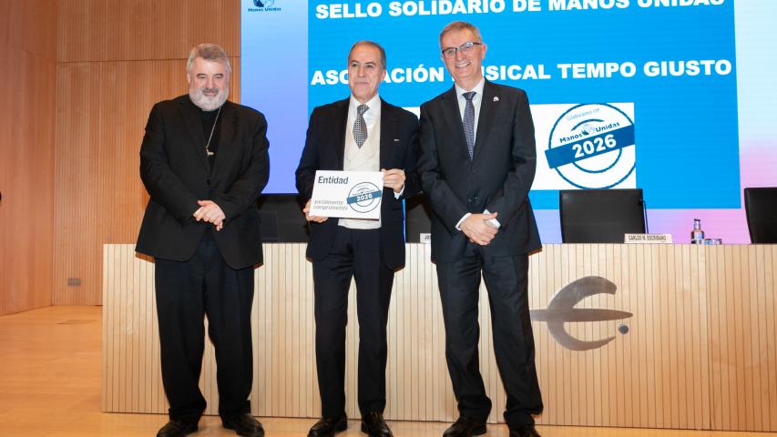 Entrega del Sello Solidario 2026 a la Asociación Musical "Tempo Giusto"