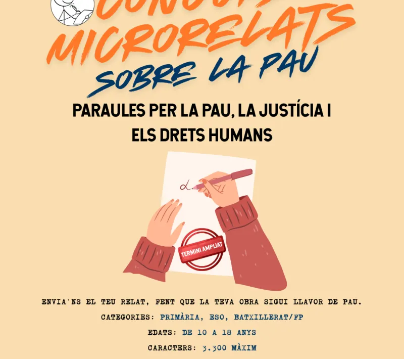 Ampliamos el plazo de entrega del primer "Concurso Escolar de Microrrelatos"