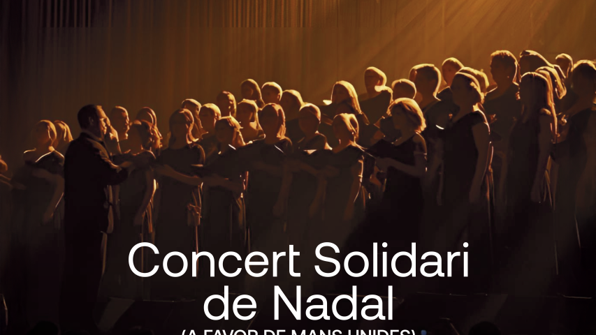 Cartel oficial del Concierto Solidario de Navidad 2025 a favor de Manos Unidas