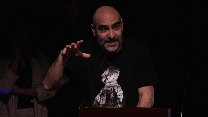 Bernat Muñoz, profesor de la escuela Plàudite Teatre. | Imagen: Aina Pascual Florensa.