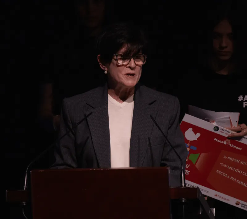 Concepció Cabanes, presidenta-delegada de Mans Unides Terrassa. | Imagen: Aina Pascual Florensa.