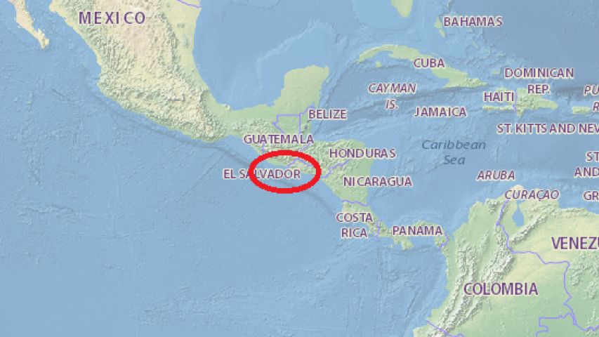mapa el salvador