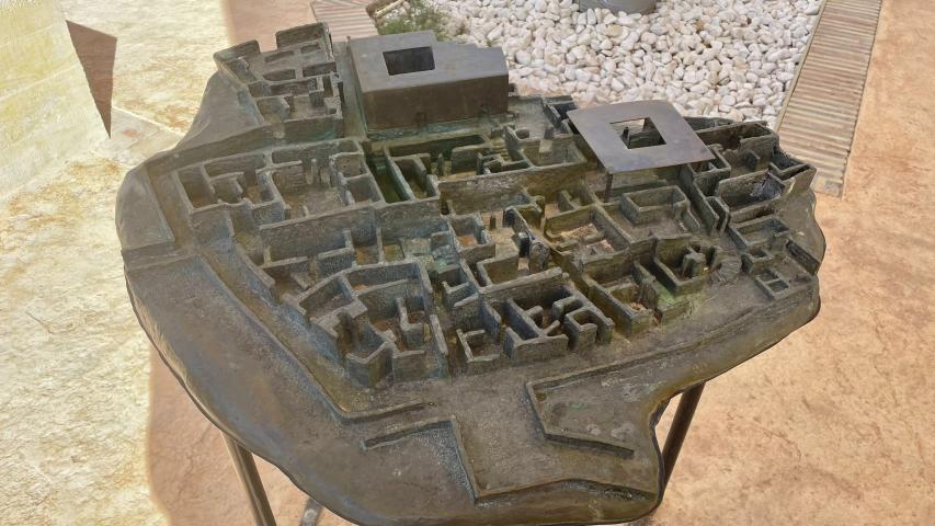 maqueta de las ruinas de medina siyassa