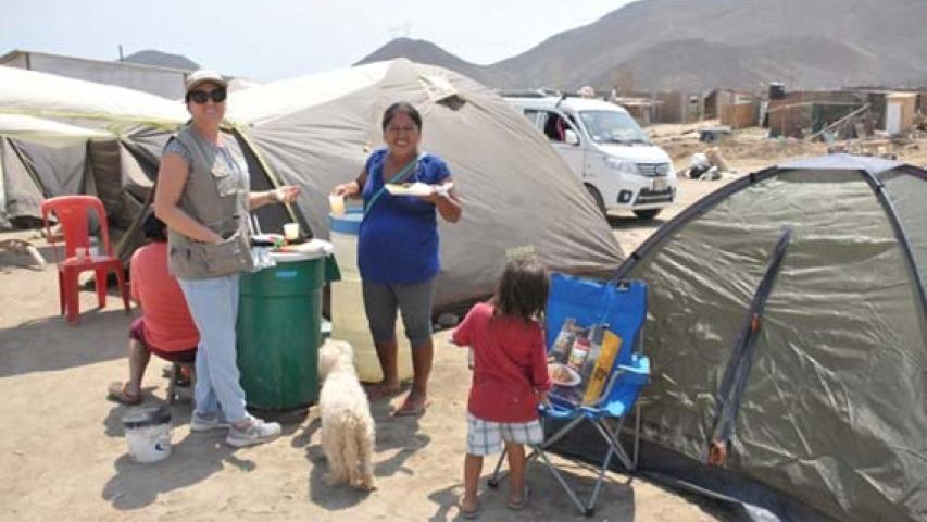 Ayuda de emergencia enviada en Perú