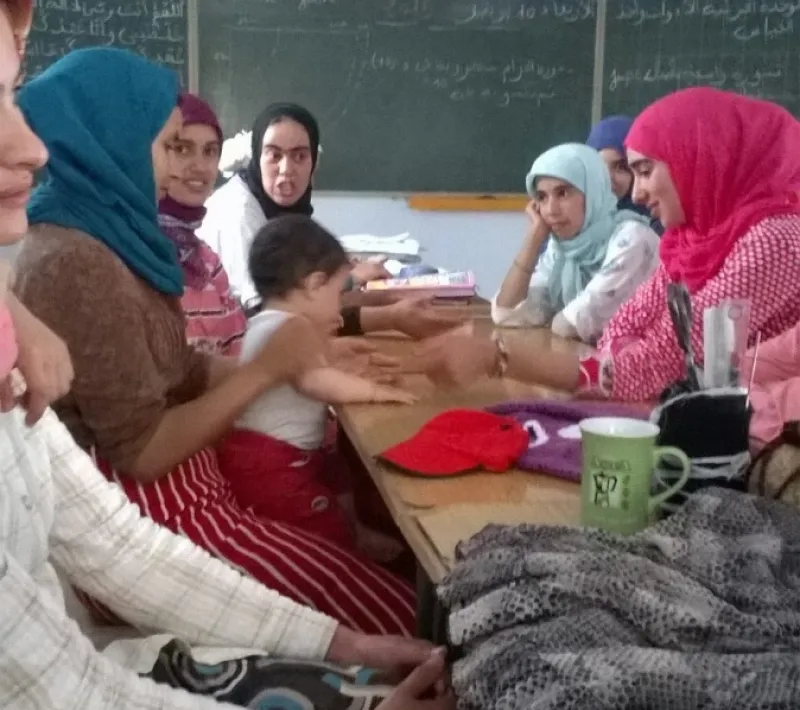 Ellas, mujeres en Marruecos.