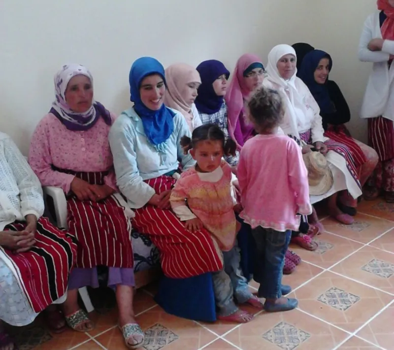 Ellas, mujeres en Marruecos.