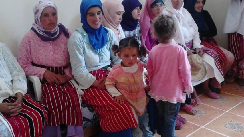 Ellas, mujeres en Marruecos.