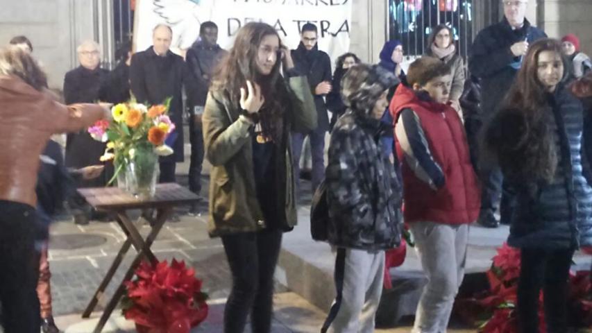 Momento de una pequeña oración.