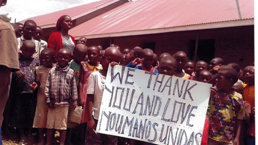 Escuela Primaria en Uganda en zona de alto analfabetismo. Manos Unidas Valencia
