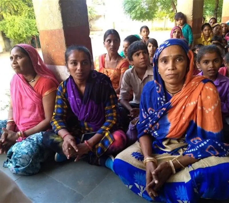 El 55% de la mortalidad infantil  de esta zona de India se debe a problemas relacionados con la desnutrición.
