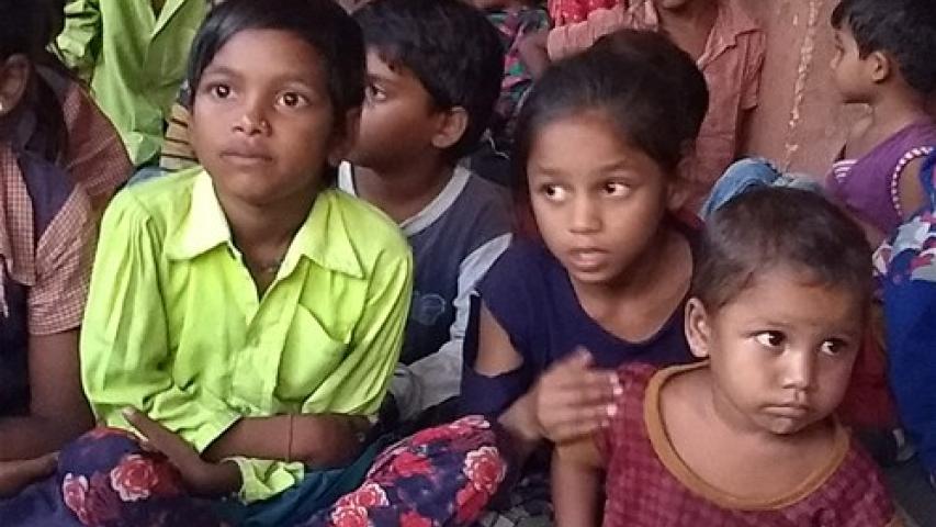 El 55% de la mortalidad infantil  de esta zona de India se debe a problemas relacionados con la desnutrición.