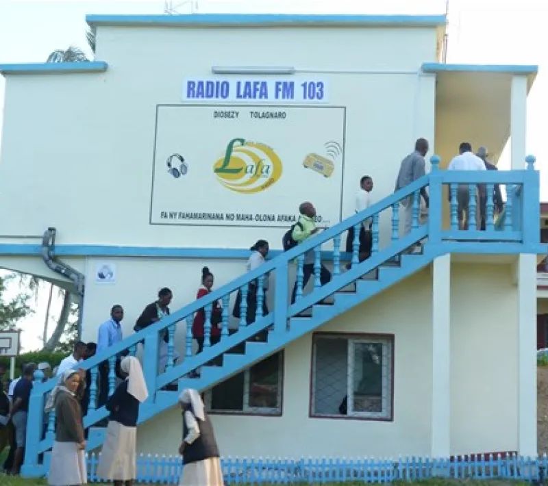 En esta zona de Madagascar hay un alto índice de analfabetismo.