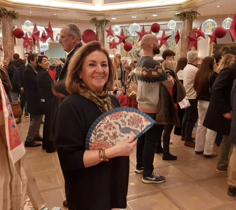 Estand de Manos Unidas Madrid en el Mercadillo Solidario Mapfre 2025