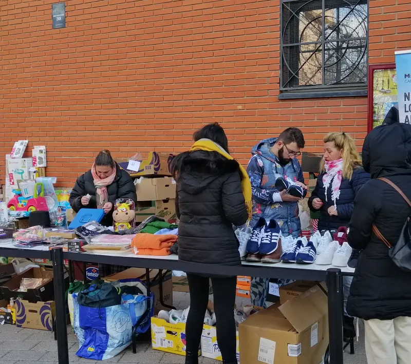 Mercadillo Cena del Hambre 2023  en la parroquia San Juan de Dios