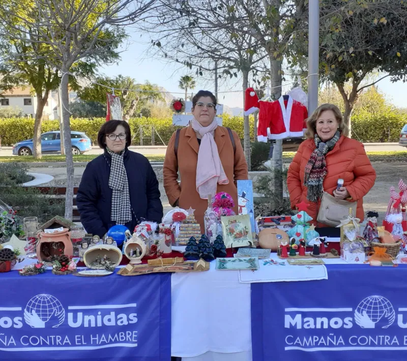 mercadillo voluntarias santomera