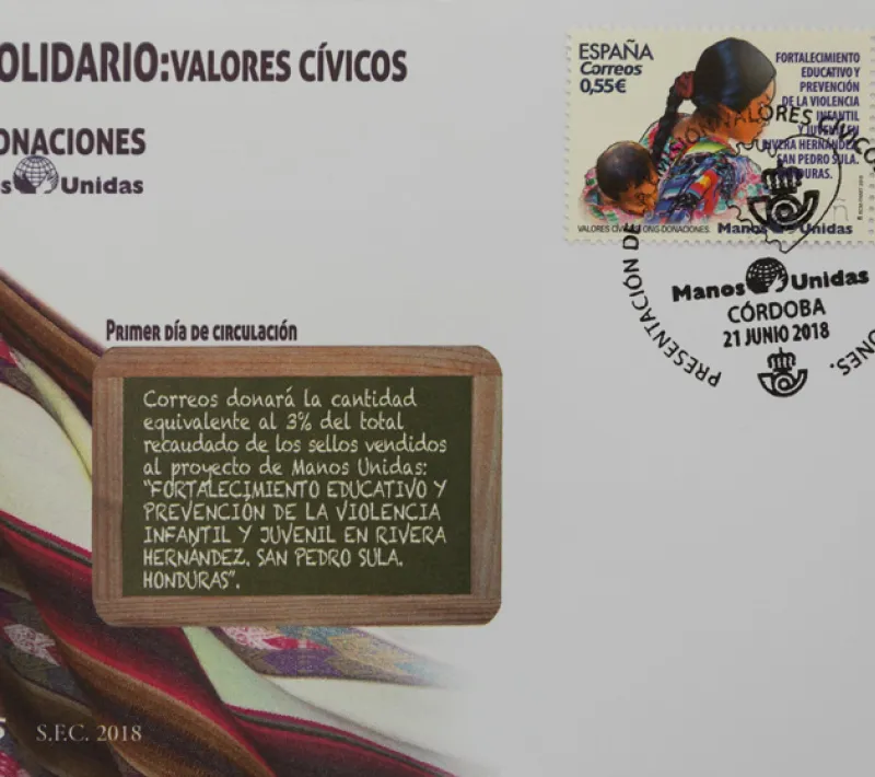 Sello solidario Manos Unidas II