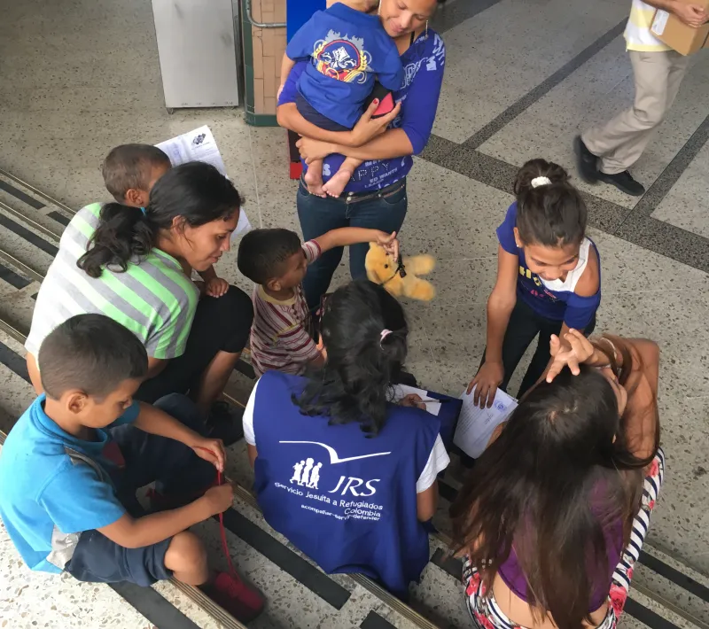 Migrantes venezolanos en Colombia - Foto: Servicio Jesuita de Refugiados