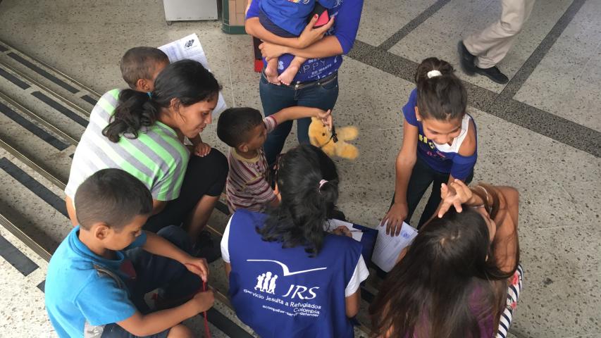 Migrantes venezolanos en Colombia - Foto: Servicio Jesuita de Refugiados