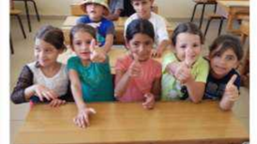 Educación para niños y jóvenes refugiados sirios. Manos Unidas Valencia