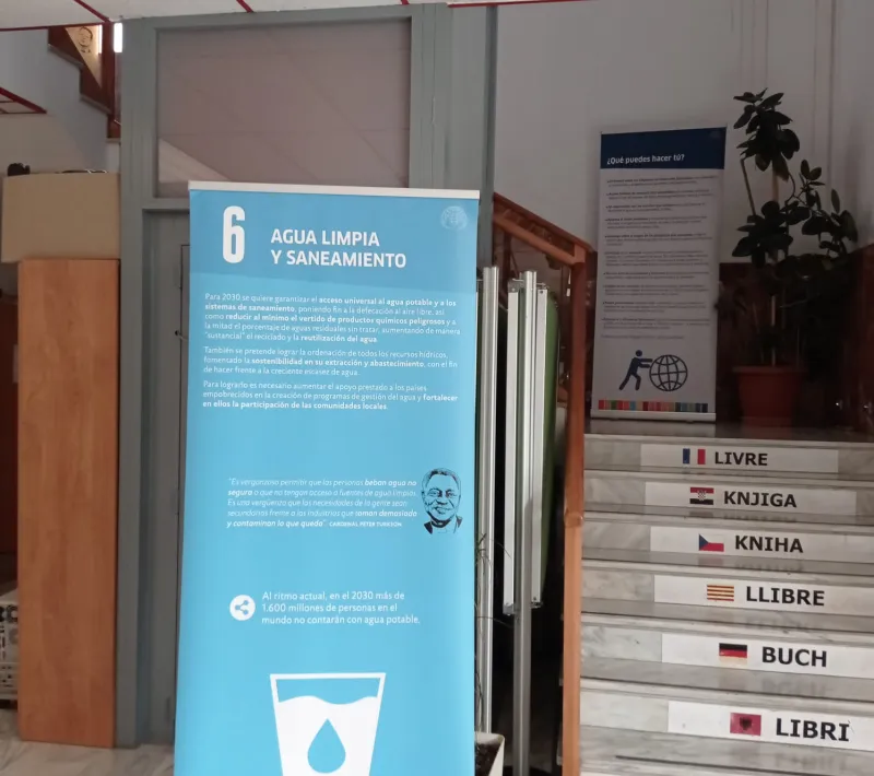 Exposición de Manos Unidas sobre los Objetivos de Desarrollo del Milenio en Cehegín