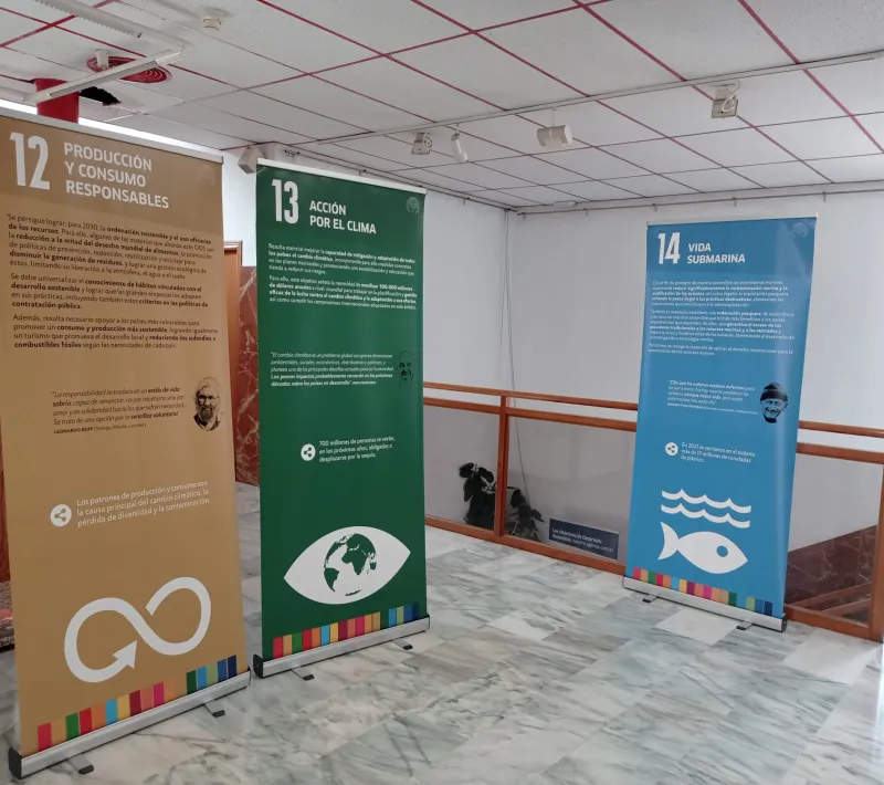 Exposición de Manos Unidas sobre los Objetivos de Desarrollo del Milenio en Cehegín