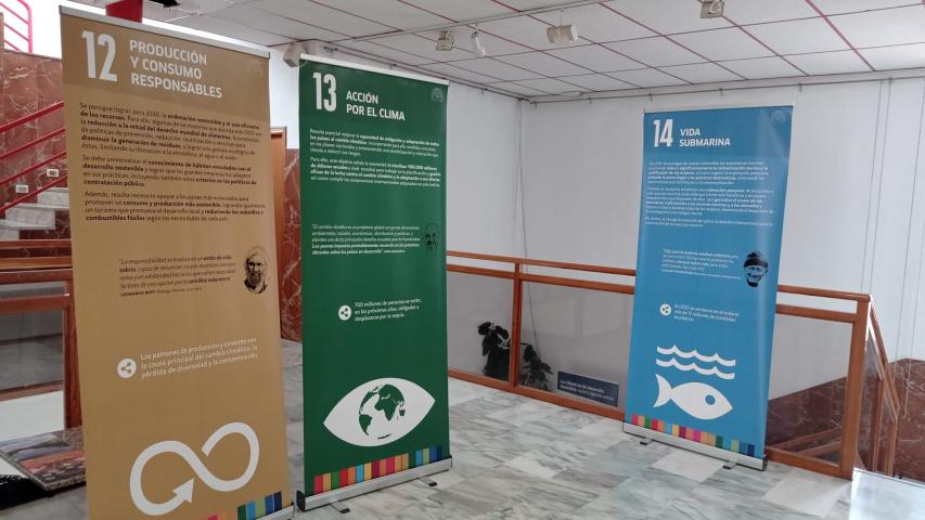 Exposición de Manos Unidas sobre los Objetivos de Desarrollo del Milenio en Cehegín