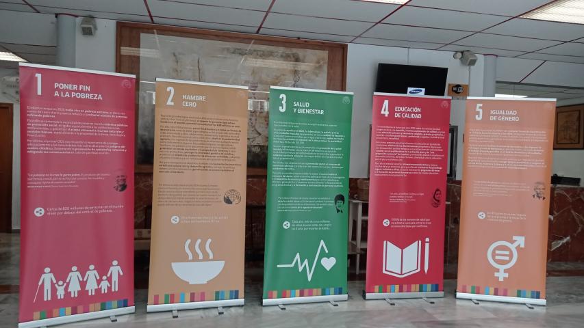 Exposición de Manos Unidas sobre los Objetivos de Desarrollo del Milenio en Cehegín