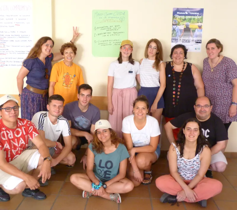 Momentos del I Campamento Intergeneracional "Manos que cuidan". Foto: Manos Unidas
