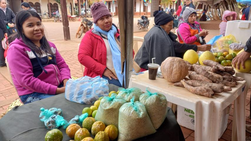 participantes en la feria agroeocologica