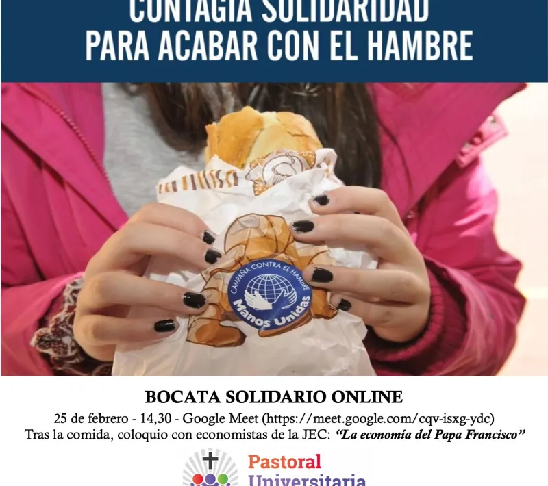 Anuncio Bocata Pastoral Universitaria