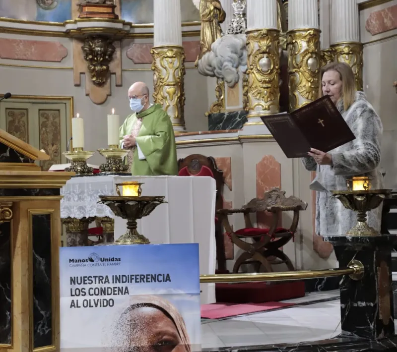 Acción de gracias en la comarcal de Paterna de Manos Unidas Valencia.