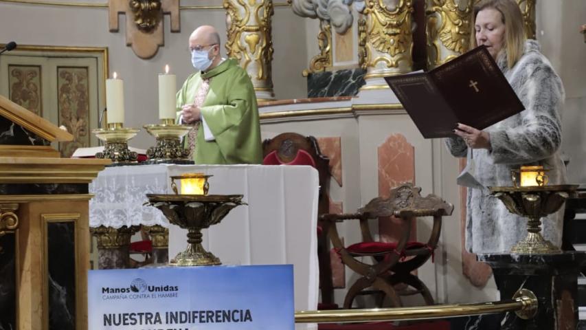 Acción de gracias en la comarcal de Paterna de Manos Unidas Valencia.