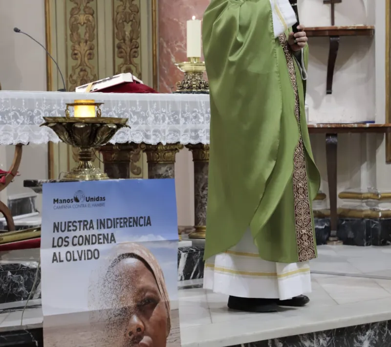 Acción de gracias en la comarcal de Paterna de Manos Unidas Valencia.