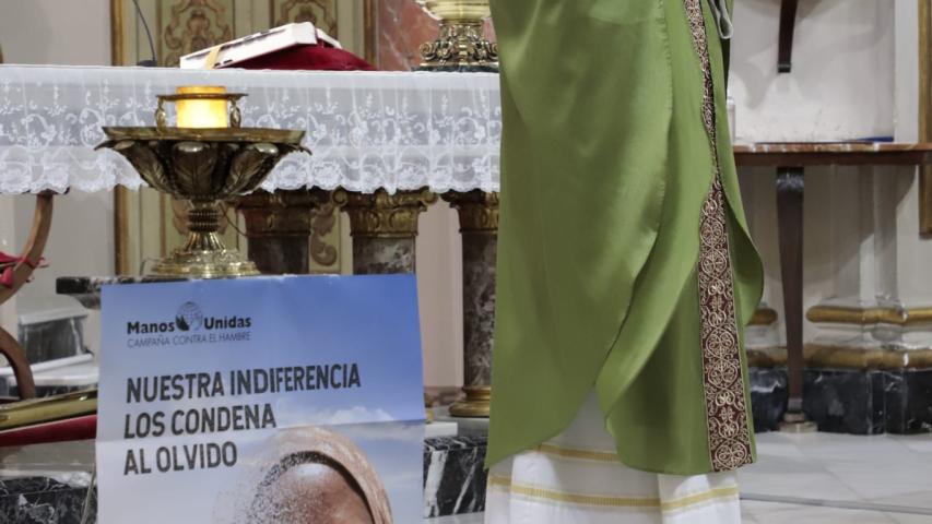 Acción de gracias en la comarcal de Paterna de Manos Unidas Valencia.