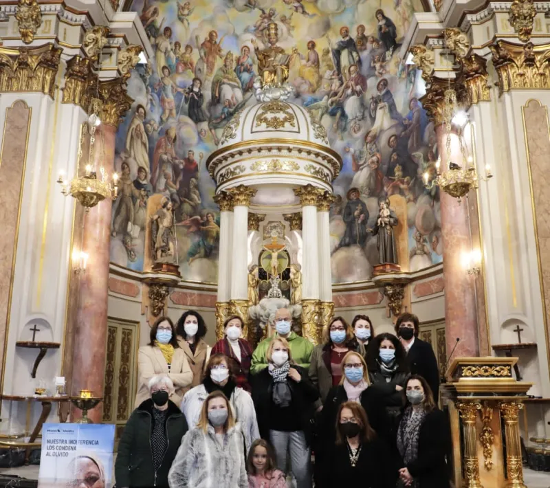 Acción de gracias en la comarcal de Paterna de Manos Unidas Valencia.