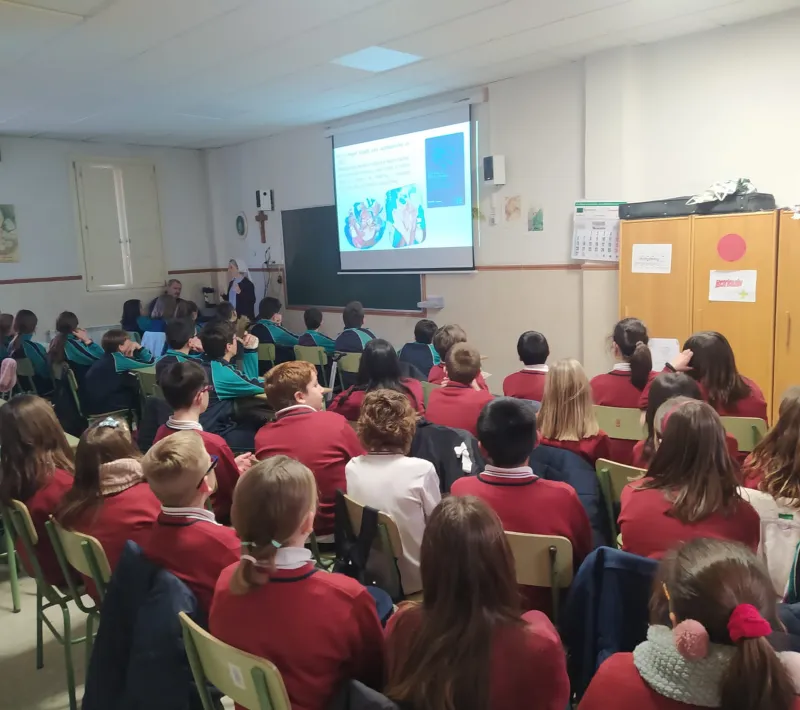 Alumnos de primaria de Adoratrices.