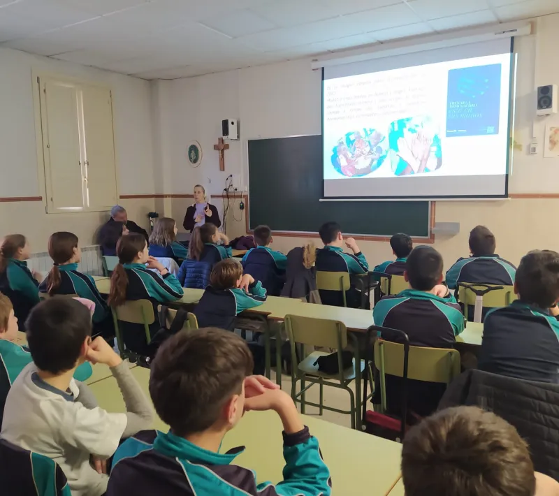 Alumnos de primaria de Adoratrices.
