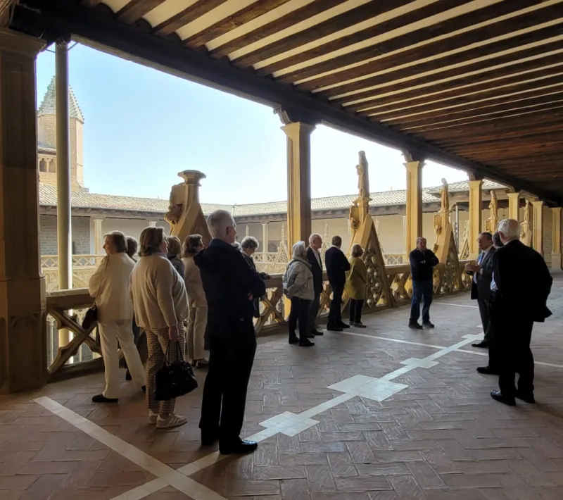 Visita de la delegación de Manos Unidas a la Catedral de Pamplona