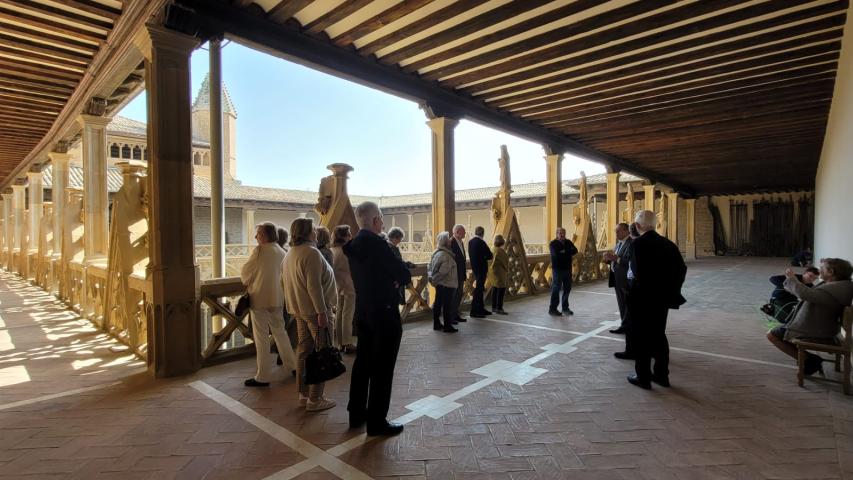 Visita de la delegación de Manos Unidas a la Catedral de Pamplona