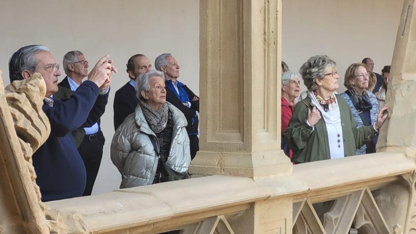 Visita de la delegación de Manos Unidas a la Catedral de Pamplona