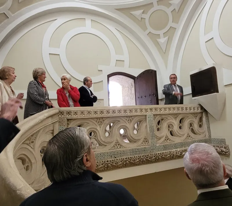 Visita de la delegación de Manos Unidas a la Catedral de Pamplona